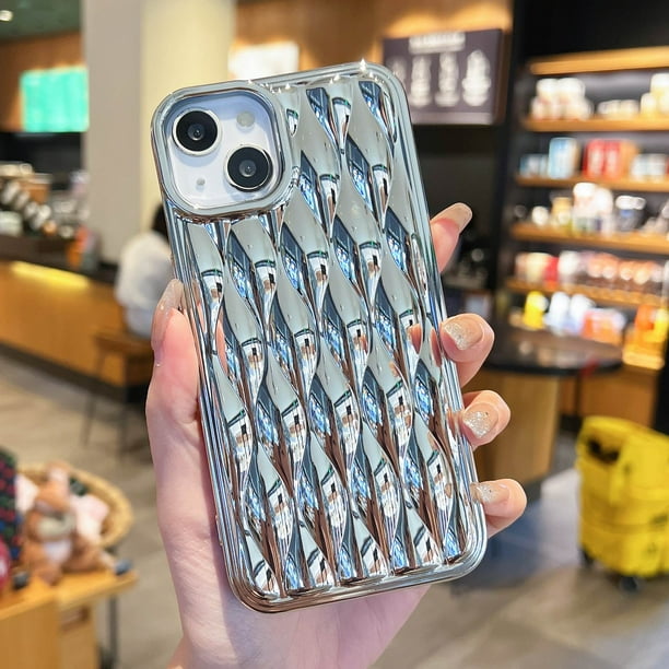 Electroplated Three-dimensional Magic Eye Personality Silicone Protective Case Suitable For Apple 14/13/12 Series
