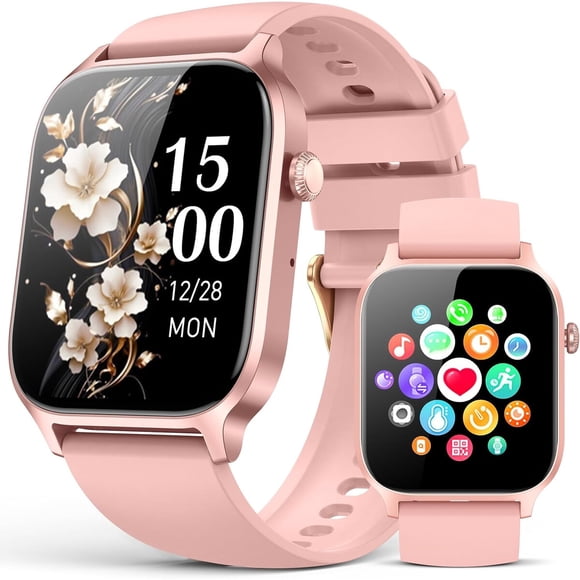 Smartwatch 1 85 110 Modos Bluetooth 5 3 Rosado