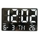 thumbnail image 3 of Reloj De Pared LED Digital De 10" Temperatura De Montaje En Pared Con Control Remoto Blanco, 3 of 3