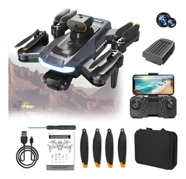 Genérico - Drone 8K Cámara Dual 2 Baterías Giro 360