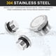 thumbnail image 5 of Uxcell 304 Tapón de Tubo de Acero Inoxidable Conector 1/2" NPT Rosca Macho Cabeza Hexagonal Exterior Tapones de Cabeza Hexagonal con Anillo de Goma de Sellado para Tubo de Aire Agua Aceite Gas, 5 of 6