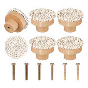 Magideal - Tiradores De Tocador Boho, Manija De Puerta De Gabinete, Tiradores De Gabinete, Tiradores De Hardware Hechos A Mano, Manija De Tocador Para Armarios