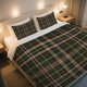 thumbnail image 1 of Plaid Forest Green Duvet Cover Set Vintage Print Duvet Cover Set for Independence Day Soft And Breathable, 1 of 1