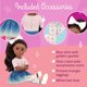 thumbnail image 4 of Muñeca moderna con purpurina para niñas, Keltie, 35 cm, posable durante más de 3 años, 4 of 8