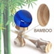 thumbnail image 5 of Kendama de bambú RQN con bola azul translúcida con cuerda extra para niños, adolescentes y adultos, regalo de festivales, 5 of 7