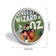 thumbnail image 2 of El Maravilloso Mago De Oz theme Round Button Badge Premium Metal Construction Ideal For High end Events 2 8 Cm, 2 of 6