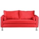 thumbnail image 1 of Sofa Sky 3 Cuerpos Felpa 12 Rojo, 1 of 5