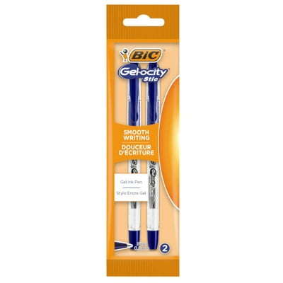Bolígrafo Bic Gelocity Azul Pouch 2 Ud
