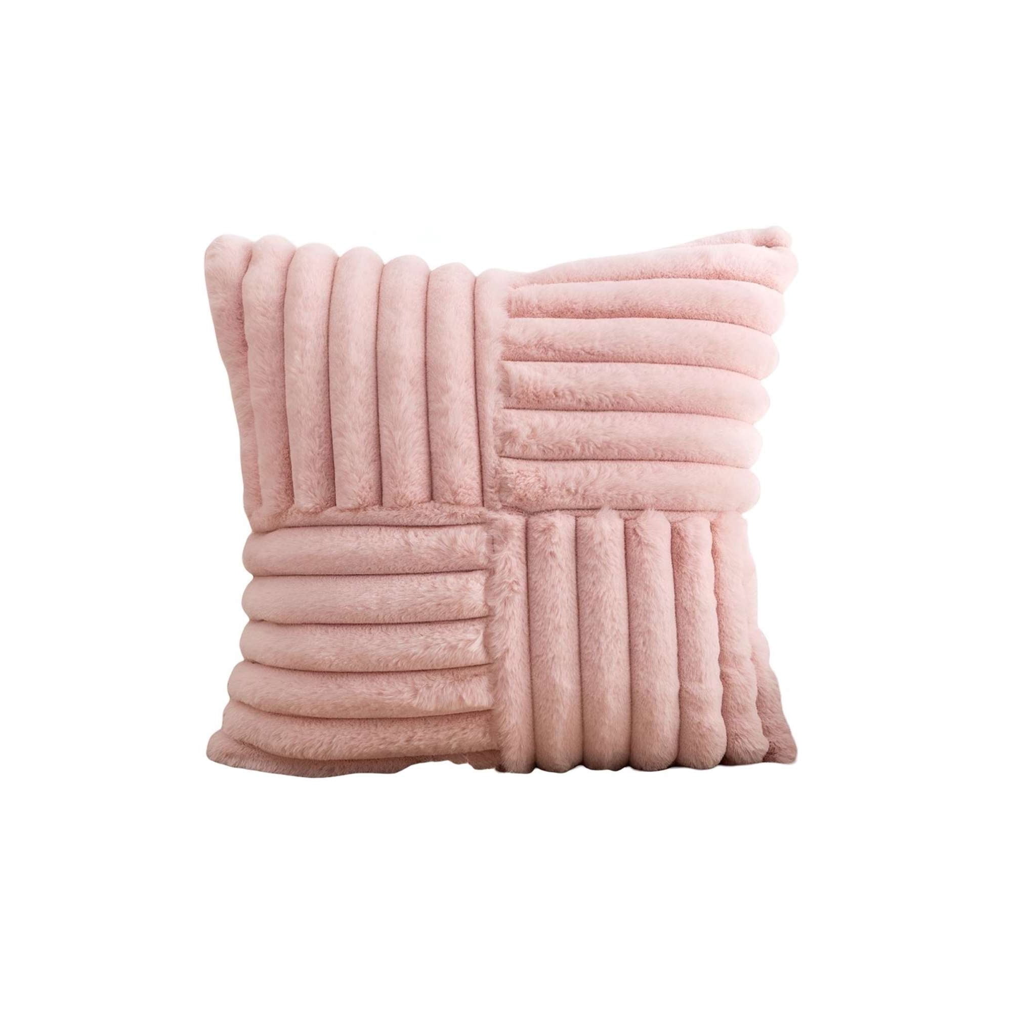 Genérico - Pack De 4 Fundas Peluda Empalmada Rosa