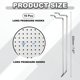 thumbnail image 2 of Uxcell 10 Pcs Ganchos para Tablero de Clavijas, Kit de Ganchos para Tablero de Clavijas de 7.9 Pulgadas Compatible con Tablero de Clavijas de 1/6" para Garaje, Tono Plateado, 2 of 7