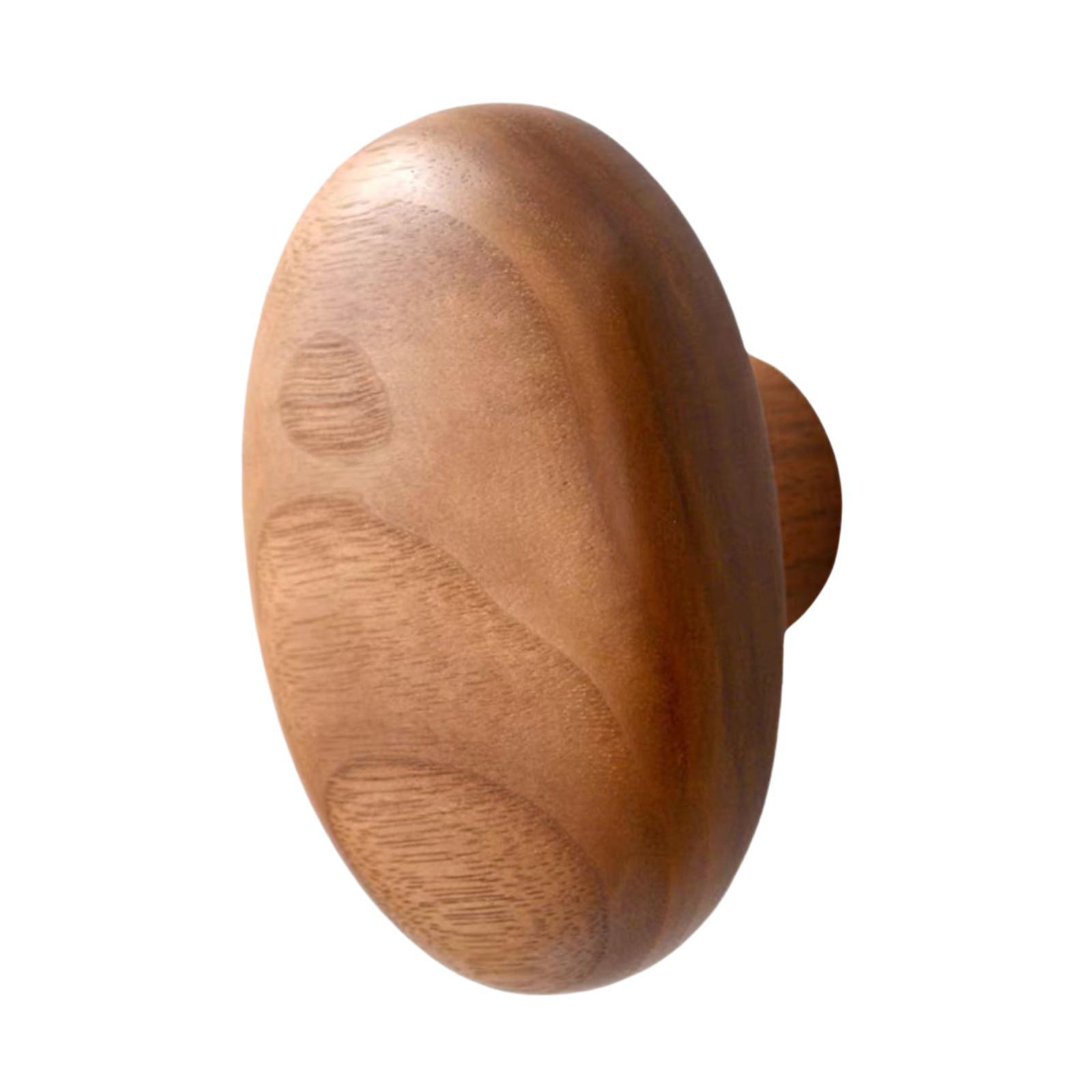 Bothyi - Perchero De Madera Para Pared, Decorativo, Para Armario, Para Sombrero, Bufanda, Toalla, 6 X 4,2 X 4 Cm, Ovalado