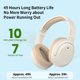thumbnail image 5 of Auriculares inalámbricos Edifier W820NB Plus Bluetooth 5.2 Gris, 5 of 6