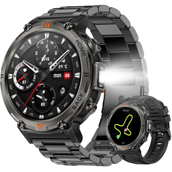 Reloj Inteligente AdivaX GPS con Linterna 3 ATM 1.45"