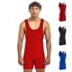 thumbnail image 1 of Matman Edge Malla de Lucha para Hombre y Niño, Spandex, Color Sólido (Rojo, 3XS), 1 of 7