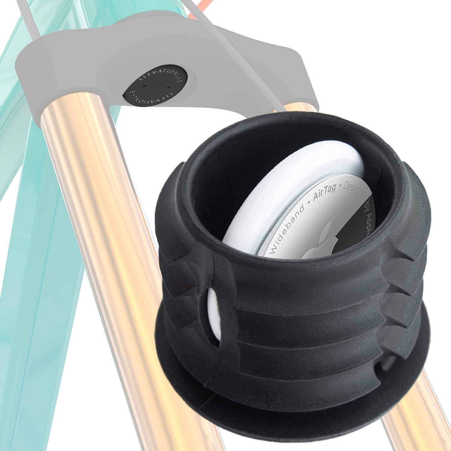 Elevationlab - Soporte De Horquilla Para Bicicleta De Montaña Airtag Elevation Lab Tagvault™
