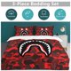 thumbnail image 5 of Bape Shark Camo 3-Piece Bedding Set Warm And Comfortable Soft Duvet Cover Bed Set for Boys Girls Kids Adult Bedroom All Season, 5 of 5