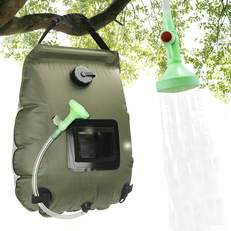 Genérico - Bolsa Ducha Solar Portátil Camping Playa Aire Libre 20 Ltrs