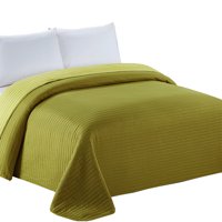 Mallorca - Cobertor California Pistacho Bicolor Reversible Sin Fundas 2 Plazas