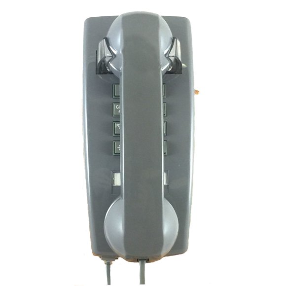 Teléfono de pared Cortelco 255482VBA20M con control de volumen - Pizarra