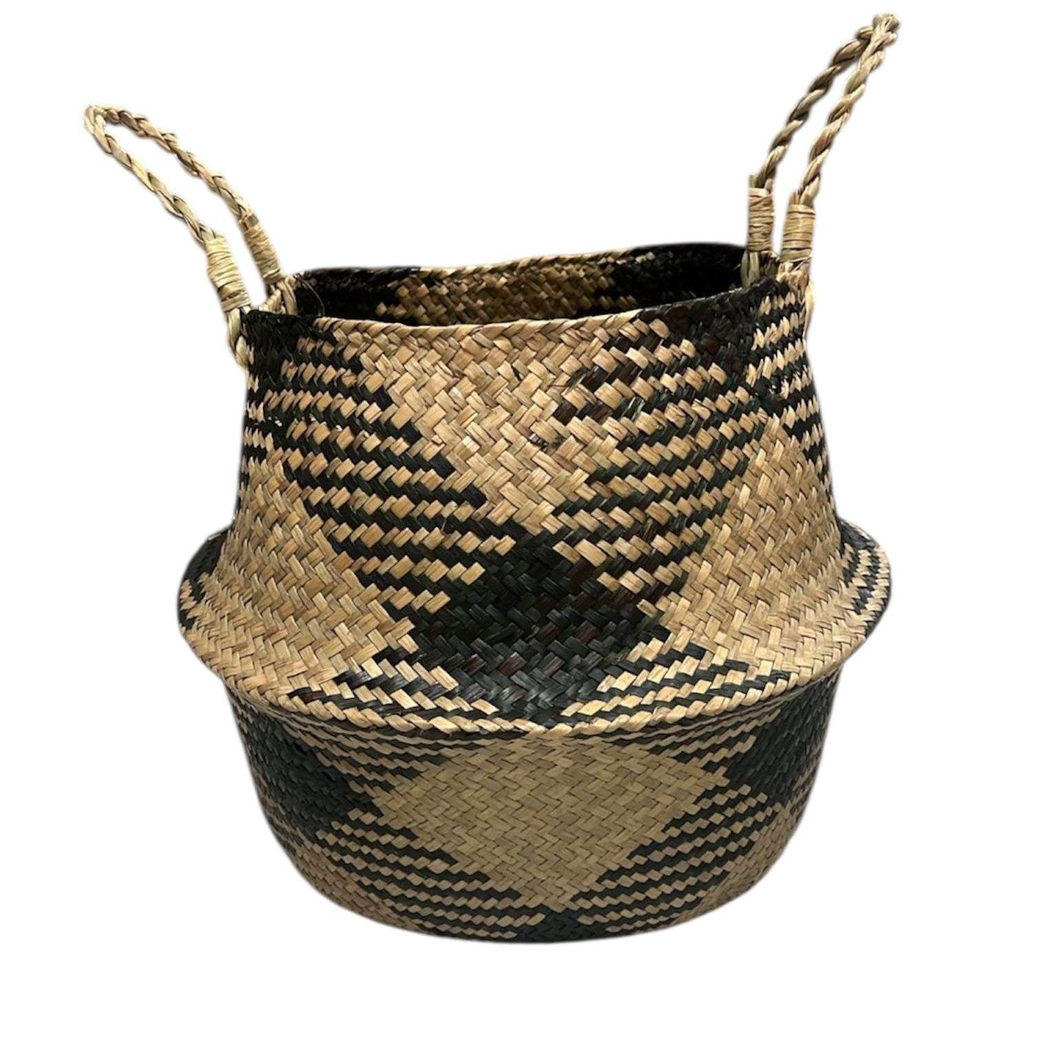 Oem - Macetero Cesto Canasto Maceta De Mimbre Tejida Plegable 30Cm