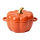 thumbnail image 5 of Vajilla Con Forma De Calabaza, Bonita Con Mango De Doble Oreja Para Fiesta, Hogar, Halloween, Naranja, 5 of 5