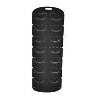 Magideal - Soporte Para Gorras De Béisbol Sobre La Puerta Estante Para Sombreros Uso Versátil Soporte Para Gorras De Pared Trasera De La Puerta Duradera Para El Doble Fila