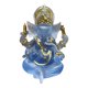thumbnail image 1 of Ganesha Sentado Buda Estatua Escultura Decorativa Hecha A Mano Artesanía Para Interior Azul, 1 of 3