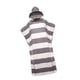 thumbnail image 3 of Surf Poncho Sudor Absorbente Toalla De Playa Con Capucha Hombres Mujeres Natación Capa Gris, 3 of 5