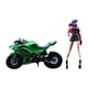thumbnail image 3 of Figura Pintada En Miniatura De Niña Y Motocicleta 1:64 Para Diseño De Escena En Miniatura, 3 of 3