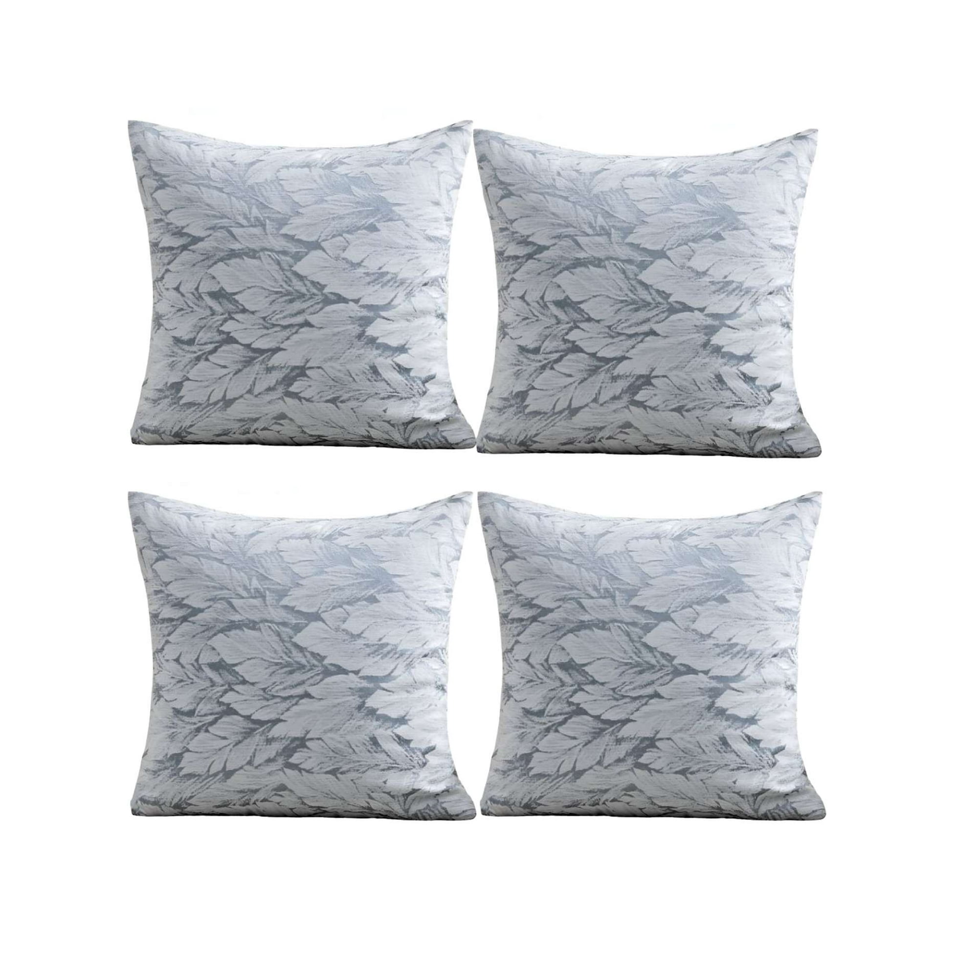 Parati - 4 Fundas De Cojines Diseño Hoja 45cm X 45 Cm A1