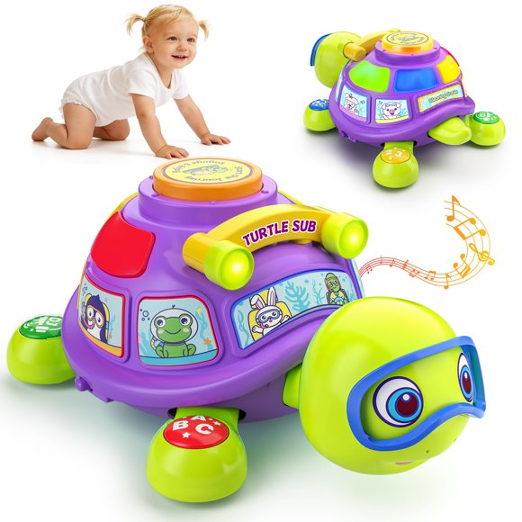Tortuga Musical ToddlerCley 6-12 Meses - Juguete Bilingüe