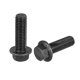 thumbnail image 1 of Pernos de brida dentada hexagonal M14x45mm Tornillos de acero al carbono de grado 10.9 Paquete de 2, 1 of 5
