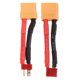 thumbnail image 1 of Par De Cable De Carga De Batería Macho / Hembra XT90 A T Plug Para Piezas De Modelo RC, 1 of 3