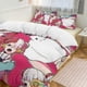 thumbnail image 1 of Funda nórdica Uta para cama, divertida, de dibujos animados de anime, ligera, de 3 piezas, edredón, fundas, 1 of 3
