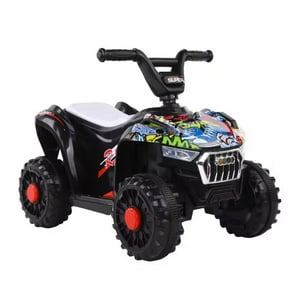 Auckland Outdoor - Cuatrimoto Auto Electrico Infantil Luz Sonido Bateria Yellow