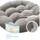 thumbnail image 2 of Juego de almohadas de suelo Degrees of Comfort, espuma viscoelástica, 22 pulgadas, gris, x2, 2 of 7