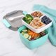 thumbnail image 2 of Caja Bento REGALWOVEN para Adultos, Contenedor de Preparación de Comidas a Prueba de Fugas de 1.1L con Taza para Aderezos para Trabajo y Viajes Verde-2, 2 of 5