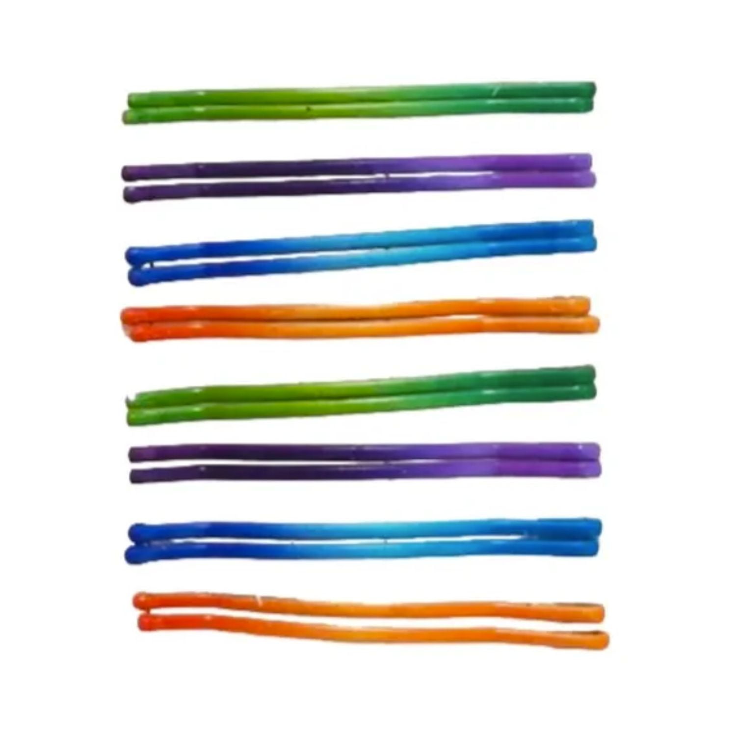Cuerdas Elásticas Con Tiras Reflectantes Y Ganchos 25 Uds 38 Cm Con