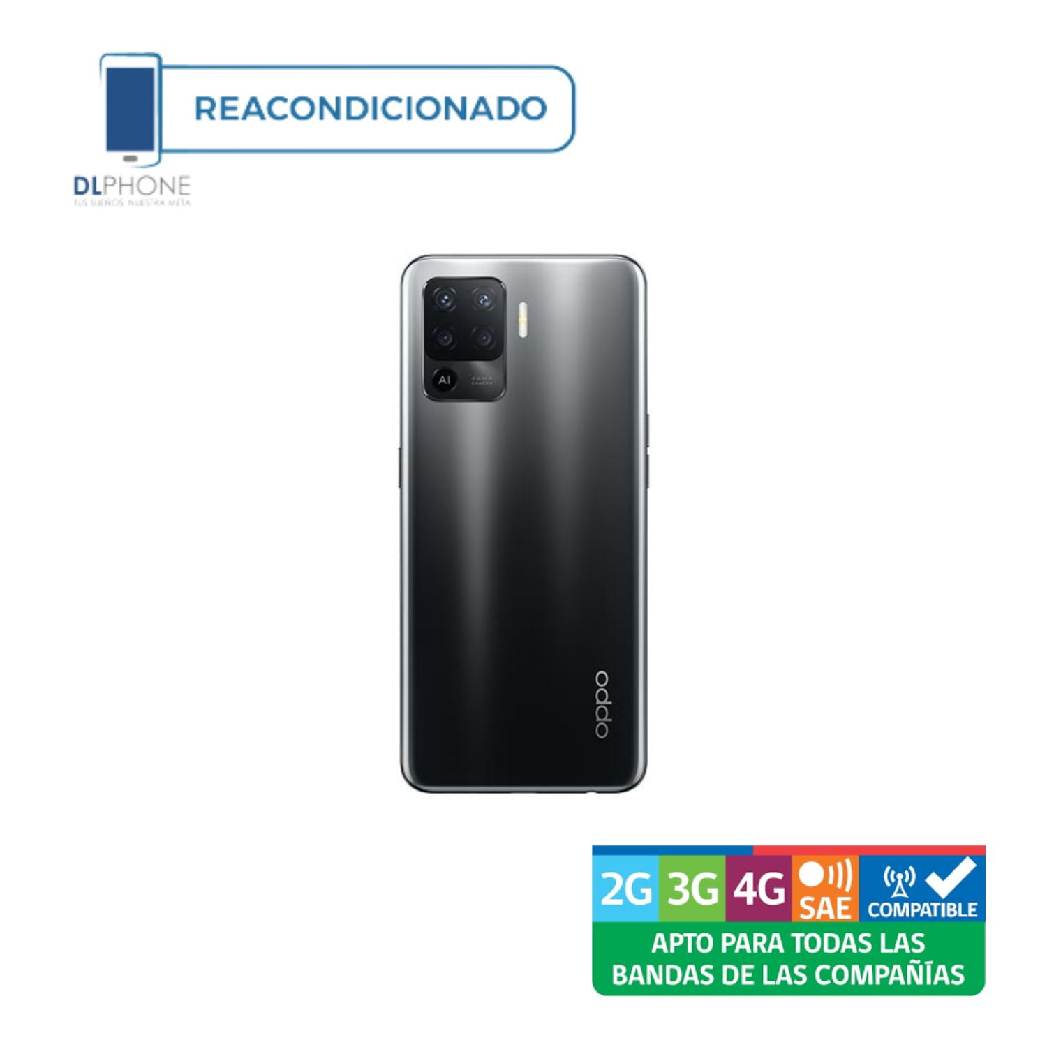 Oppo Reno 5 Lite de 128gb Negro Reacondicionado | Lider