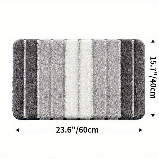 Transform Your Bathroom with our Extra Soft Absorbent Premium Bath Rug - Non-Slip Comfortable Bath Mat for Tub, Shower, and Bath Room - Beautiful Blue Color - Perfect Bathroom Accessory and Supply