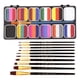 thumbnail image 3 of Paleta De Pintura Kit De Maquillaje Mango De Madera Pincel Niños Cara Cuerpo Pintura Conjunto, 3 of 5