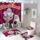 thumbnail image 1 of Set de Cortina de Ducha y Alfombras Desmarcar Wallace y Gromit 4 Piezas, 1 of 6