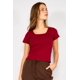 thumbnail image 1 of Polera Escote Cuadrado Eva Burdeo vino M, 1 of 3
