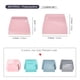 thumbnail image 1 of 2pcs Bench Scraper, Flexible Plastic Multipurpose Kitchen Pastry Cutter Tool, Food Scrapers For Bread Dough Baking Cake Fondant Icing, 1 of 4