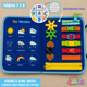 thumbnail image 5 of Libro Sensorial Montessori Tablero Didáctico Juego Tela 8pag, 5 of 7