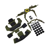 Magideal - Correa Para La Barbilla Del Casco, Forro Para Colgar El Casco, Sistema Resistente Y Ajustable Para Senderismo. Verde