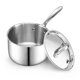 thumbnail image 1 of Cacerola Cooks Standard de 3 L de acero inoxidable con tapa, 1 of 7