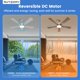 thumbnail image 5 of Ventilador de techo Autoday 132 cm con control remoto y por app, 5 of 9