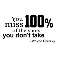 Rienda Libre Graphics - Decomural You Miss 100% Of The Shots Inspirational Ws-34306