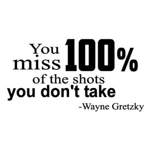 Rienda Libre Graphics - Decomural You Miss 100% Of The Shots Inspirational Ws-34306